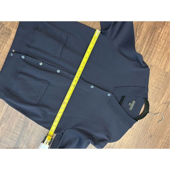 J. Crew Destination Navy Button Snap Cardigan Sweater Jacket Sz Large, MP $248 - Picture 3 of 9